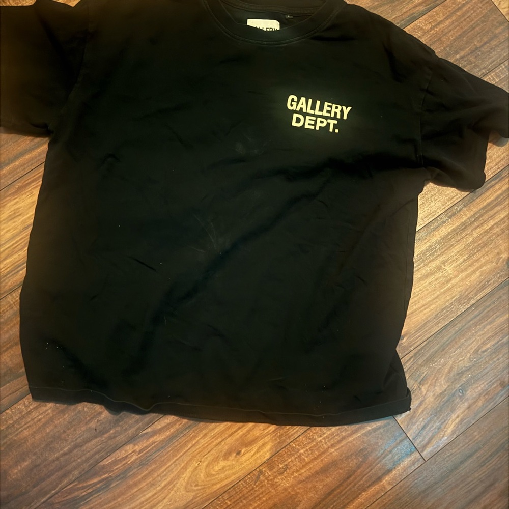 Gallery Dept Black Short Sleeve Tee